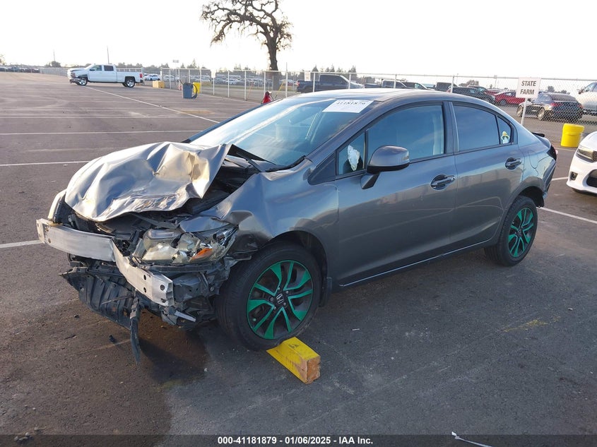 2013 HONDA CIVIC VIN: 19XFB2F80DE271005