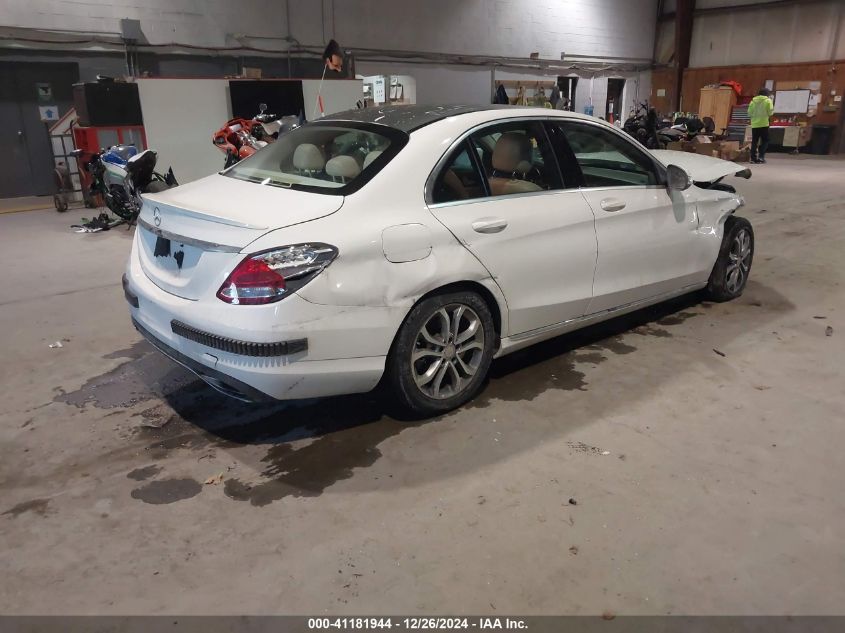 VIN 55SWF4JB7FU080812 2015 Mercedes-Benz C 300, Lux... no.4