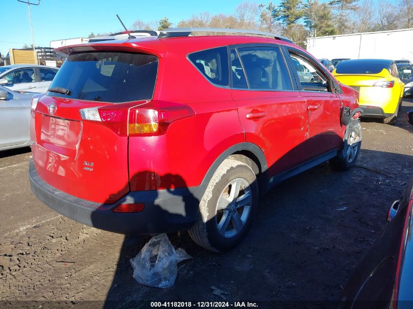 VIN 2T3RFREV5DW024178 2013 Toyota RAV4, Xle no.4