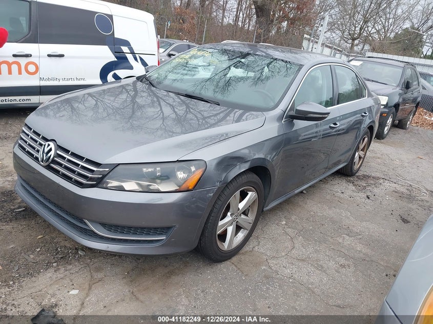 2012 VOLKSWAGEN PASSAT VIN: 1VWBN7A35CC106603