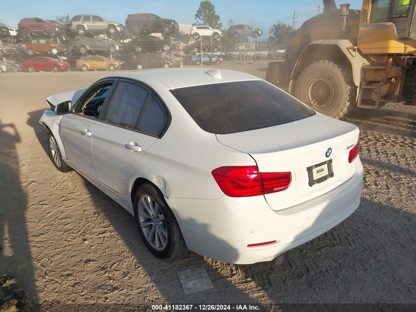 2016 BMW 320I VIN: WBA8E1G57GNU11336