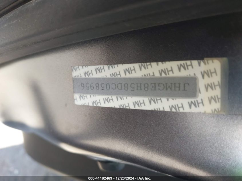 VIN JHMGE8H58DC058956 2013 HONDA FIT no.9