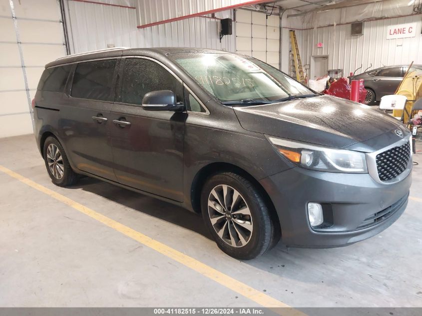 VIN KNDMC5C19F6037578 2015 KIA SEDONA no.1