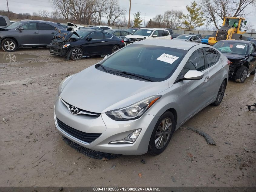 VIN 5NPDH4AE3FH551045 2015 HYUNDAI ELANTRA no.2