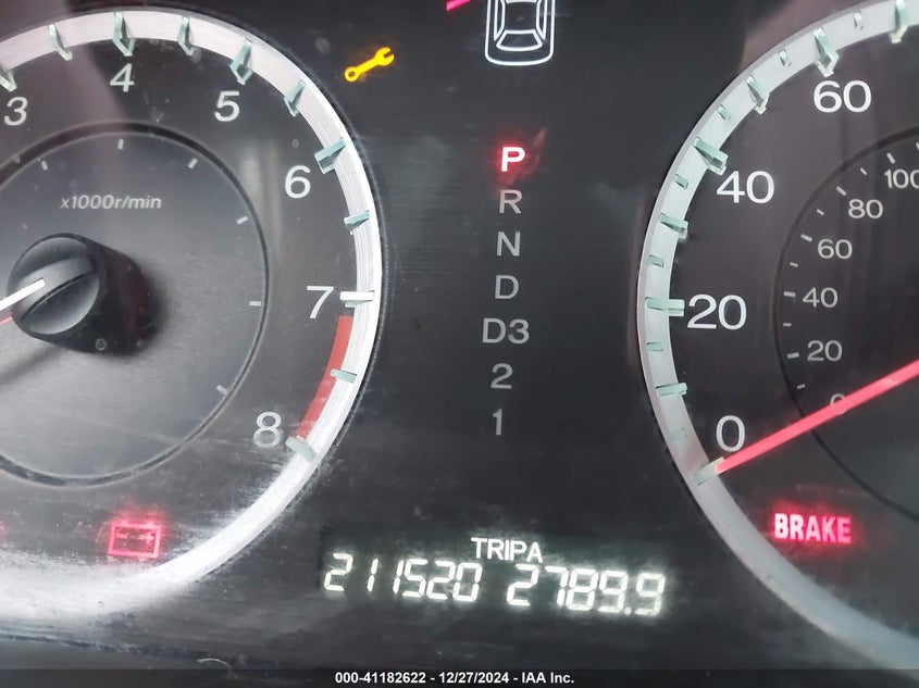 2008 HONDA ACCORD VIN: 1HGCP26888A008484