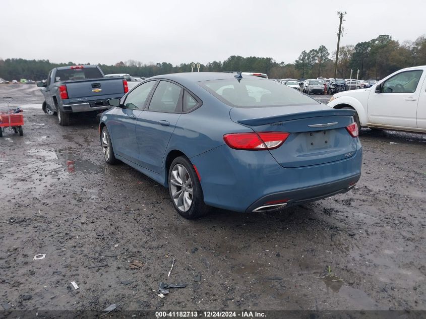 VIN 1C3CCCBG4FN615070 2015 Chrysler 200, S no.3