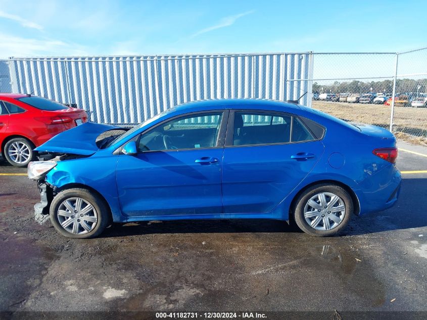 2022 Kia Rio S VIN: 3KPA24AD4NE481635 Lot: 41182731