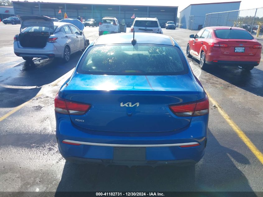 2022 Kia Rio S VIN: 3KPA24AD4NE481635 Lot: 41182731