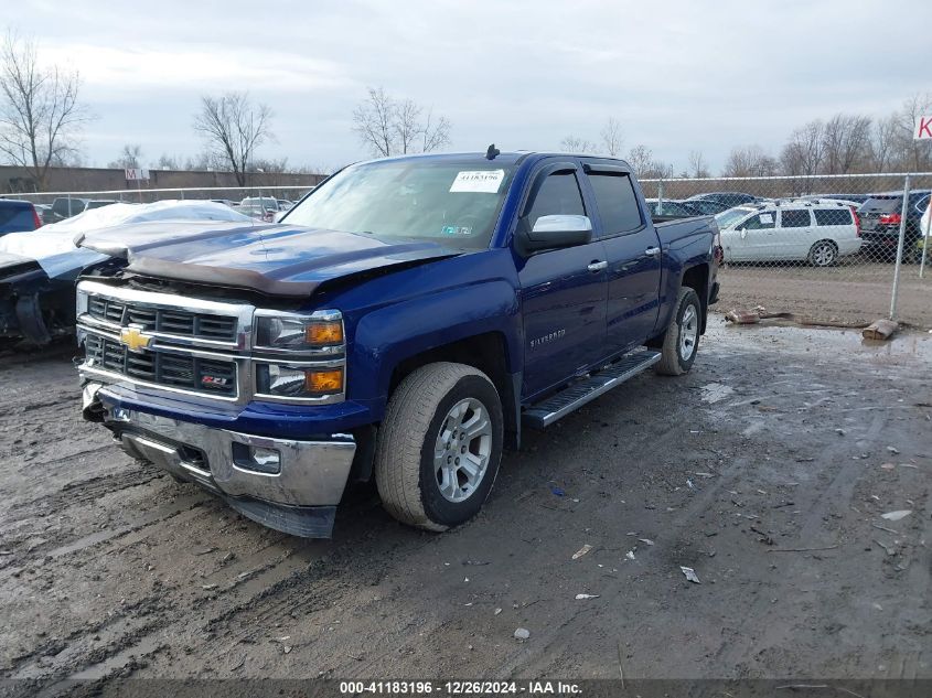 VIN 3GCUKREC0EG411632 2014 CHEVROLET SILVERADO 1500 no.2