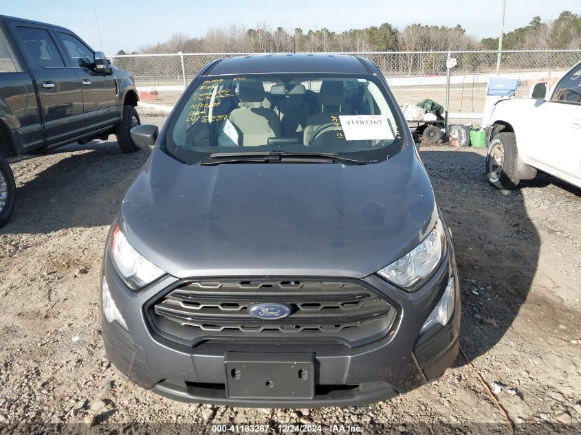 2021 Ford Ecosport S VIN: MAJ3S2FE9MC438239 Lot: 41183267