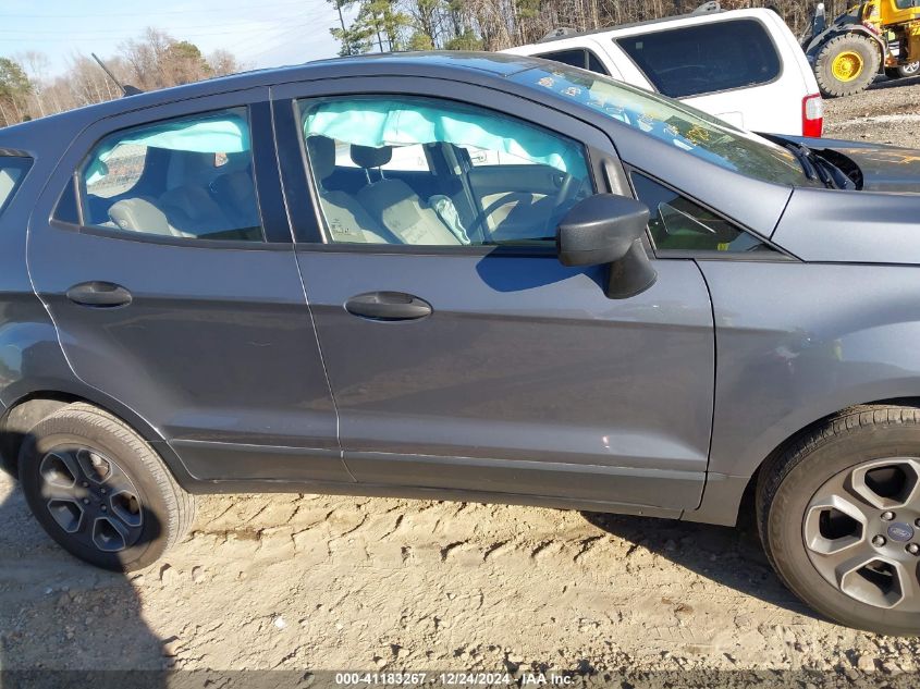 2021 Ford Ecosport S VIN: MAJ3S2FE9MC438239 Lot: 41183267