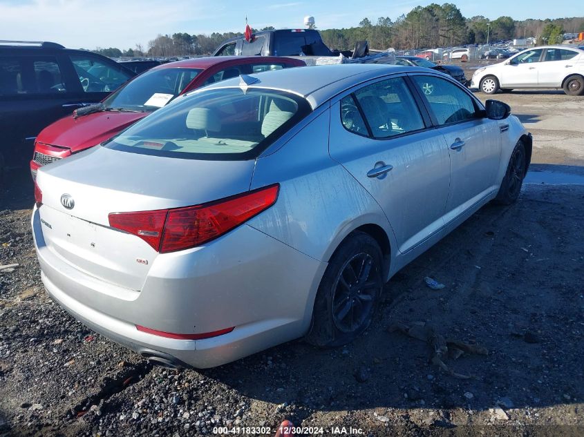 VIN KNAGM4A79D5387708 2013 KIA Optima, LX no.4