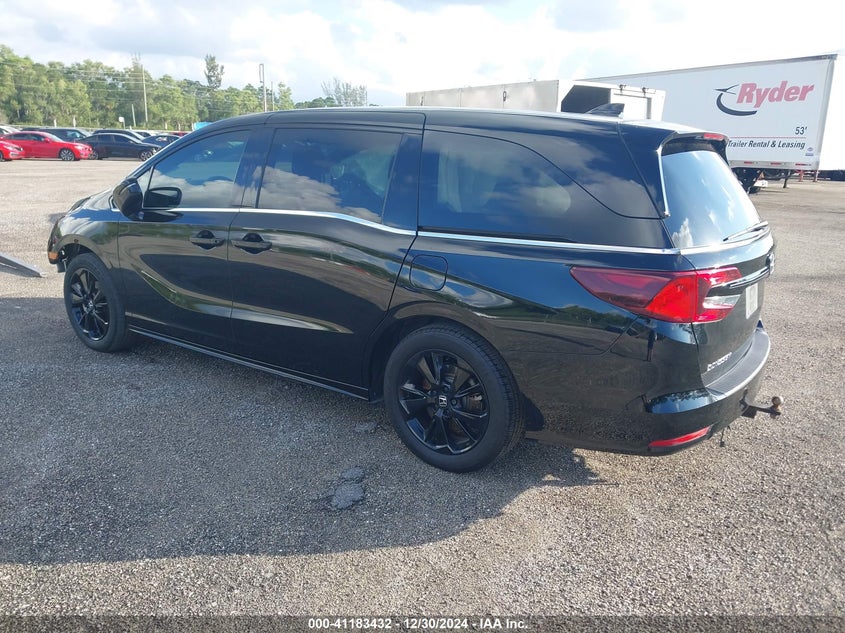 Vin: 5fnrl6h75pb037804, lot: 41673724, honda odyssey sport 20233