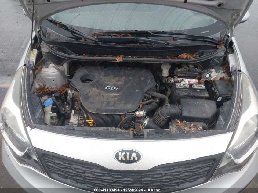 2015 Kia Rio Lx VIN: KNADM4A34F6469729 Lot: 41183494