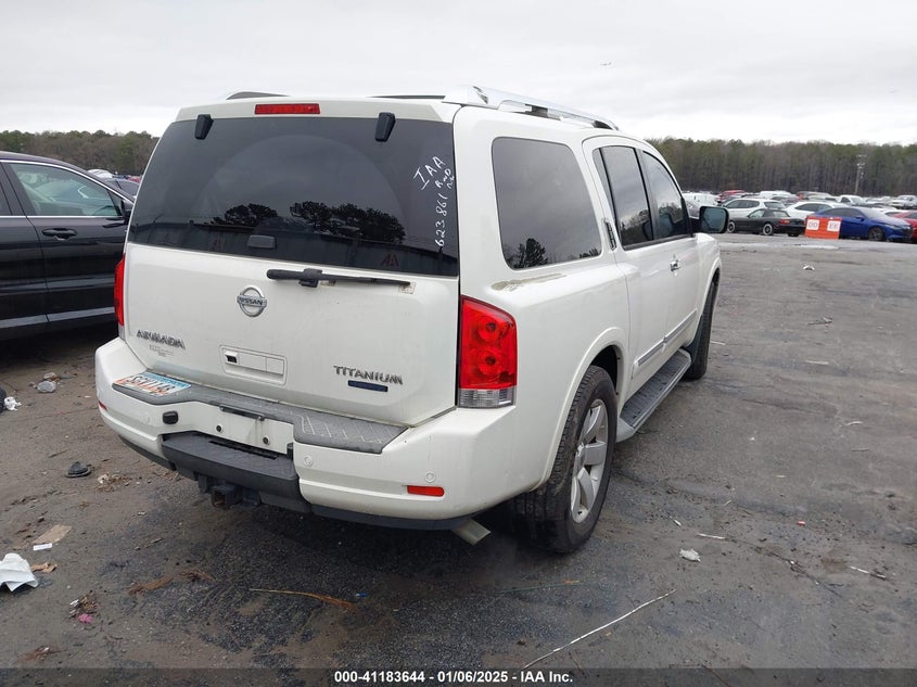 Vin: 5n1ba0nd7an623861, lot: 41673936, nissan armada titanium 20104