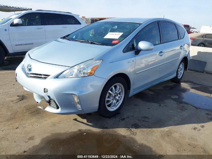 VIN JTDZN3EU0EJ006131 2014 TOYOTA PRIUS V no.2