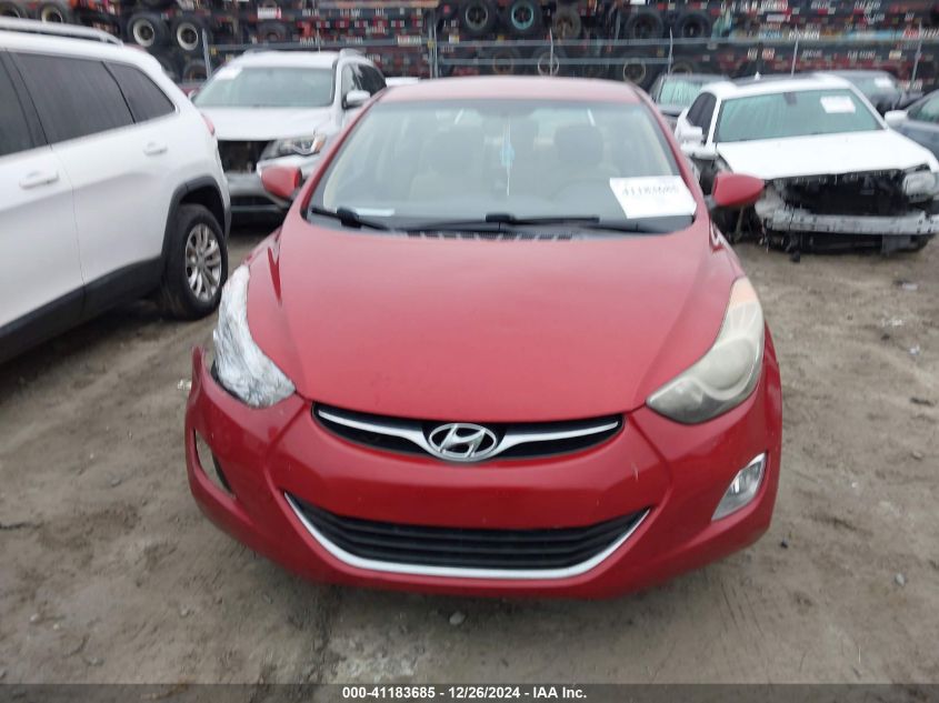 2013 Hyundai Elantra Gls VIN: KMHDH4AE3DU866281 Lot: 41183685