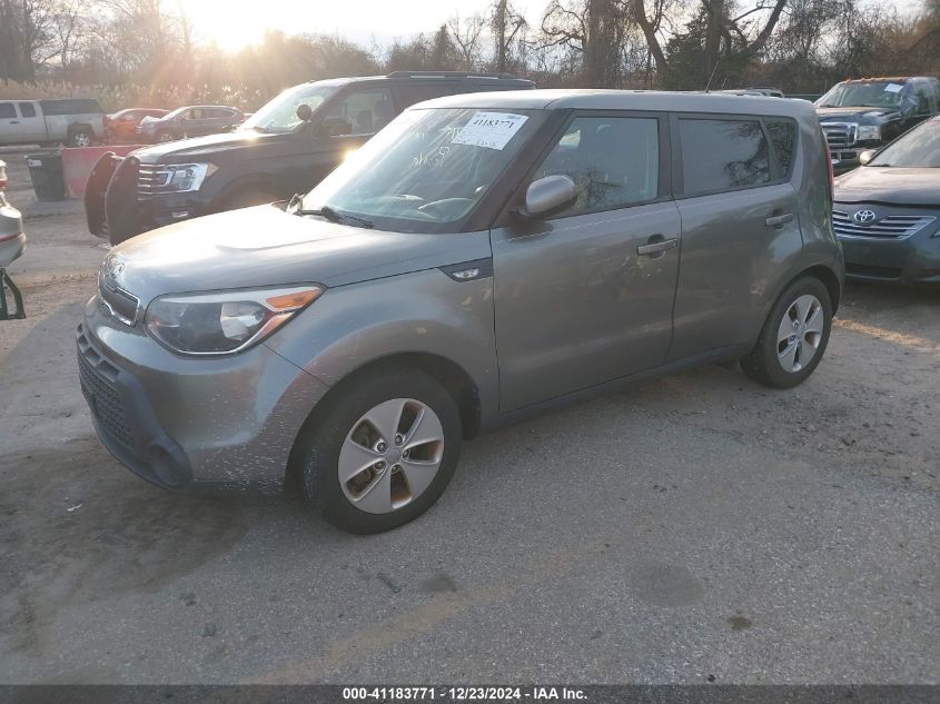 VIN KNDJN2A21E7002064 2014 KIA SOUL no.2