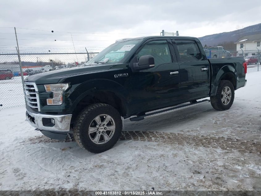 VIN 1FTEW1EP4GFA99042 2016 Ford F-150, Xlt no.2