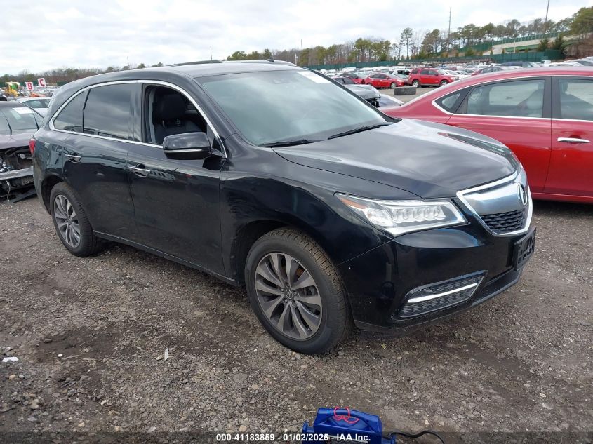 VIN 5FRYD4H40EB001257 2014 ACURA MDX no.1