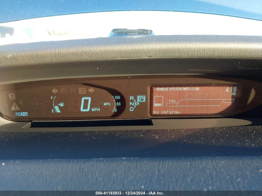 2012 TOYOTA PRIUS VIN: JTDKN3DUXC1527017