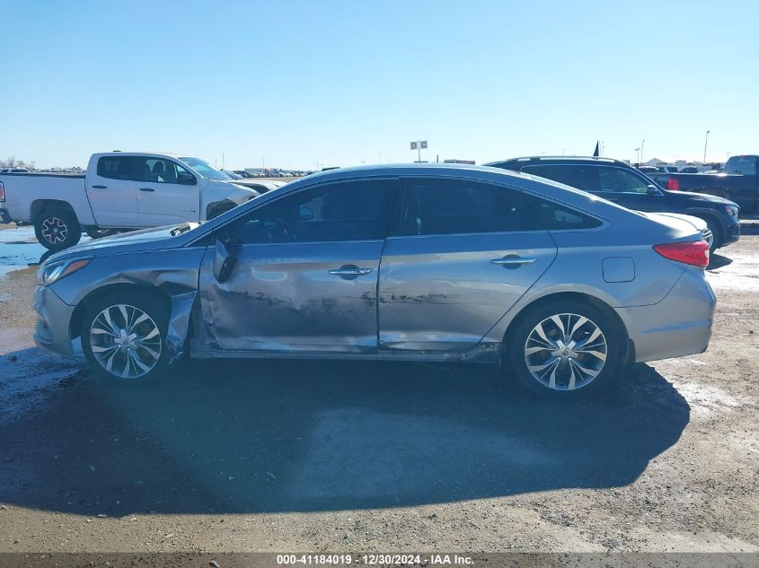 VIN 5NPE34AB9HH593117 2017 Hyundai Sonata, Limited... no.14