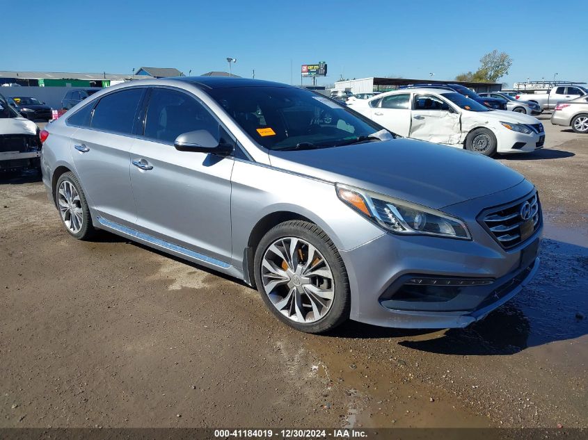 VIN 5NPE34AB9HH593117 2017 Hyundai Sonata, Limited... no.1