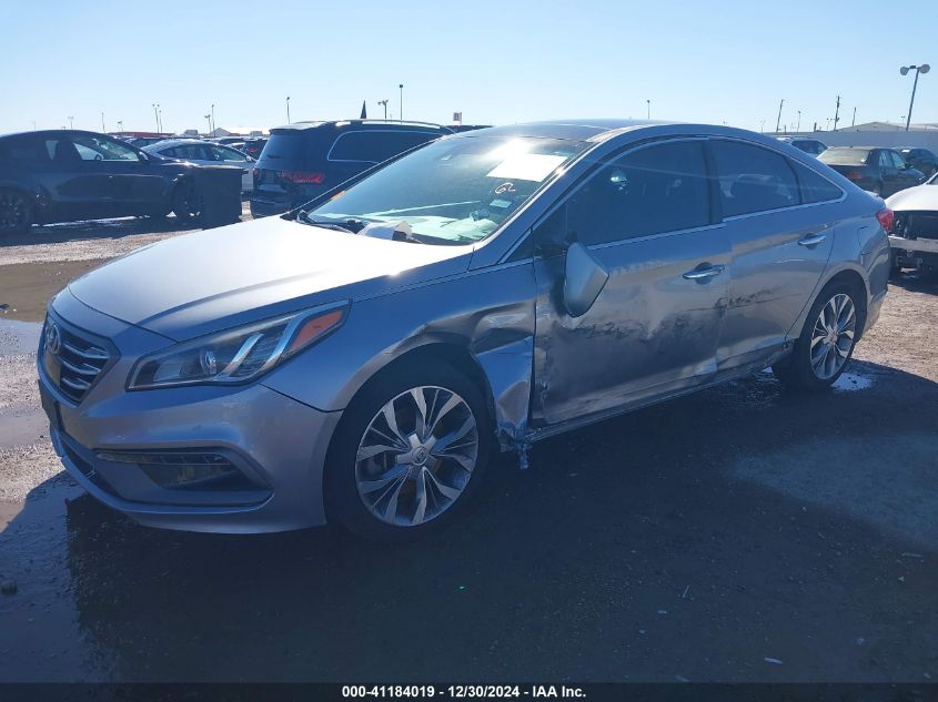 VIN 5NPE34AB9HH593117 2017 Hyundai Sonata, Limited... no.2