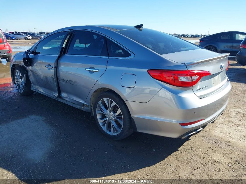 VIN 5NPE34AB9HH593117 2017 Hyundai Sonata, Limited... no.3