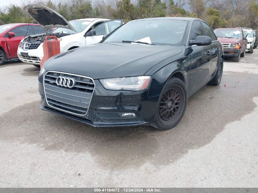 VIN WAUBFAFL3DN048371 2013 AUDI A4 no.2