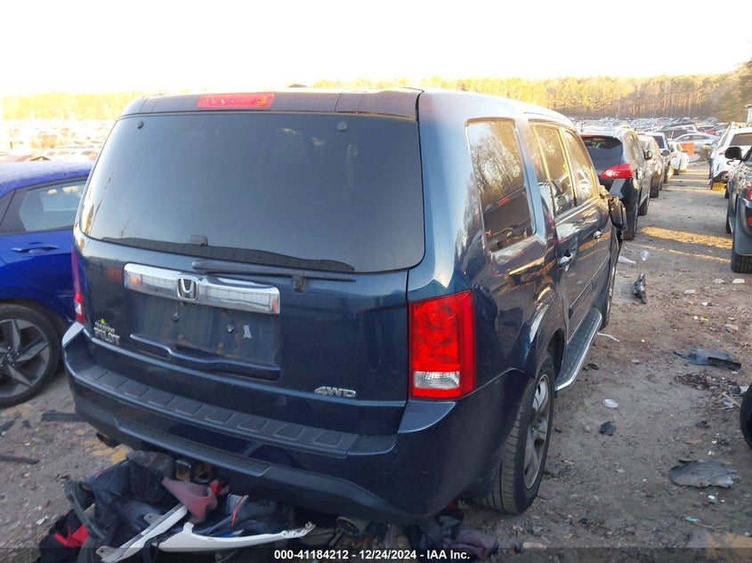 2012 HONDA PILOT VIN: 5FNYF4H68CB002750