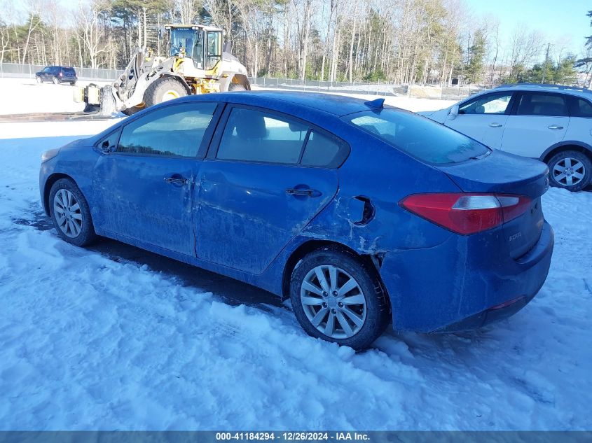 VIN KNAFX4A69E5235245 2014 KIA Forte, LX no.3