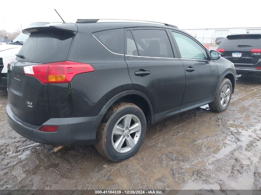 VIN 2T3RFREV7DW080929 2013 Toyota RAV4, Xle no.4