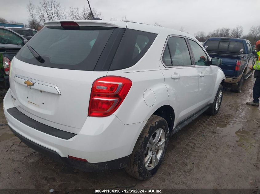 VIN 2GNALBEK0H1544734 2017 Chevrolet Equinox, LS no.4