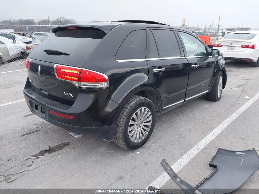 VIN 2LMDJ6JK5DBL15379 2013 LINCOLN MKX no.4