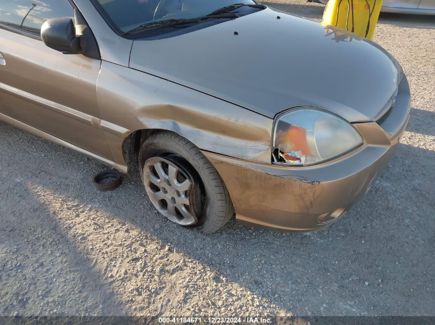 2004 Kia Rio VIN: KNADC125X46314715 Lot: 41184671