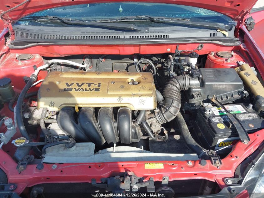 2006 Toyota Corolla S VIN: 2T1BR32E96C560297 Lot: 41184684