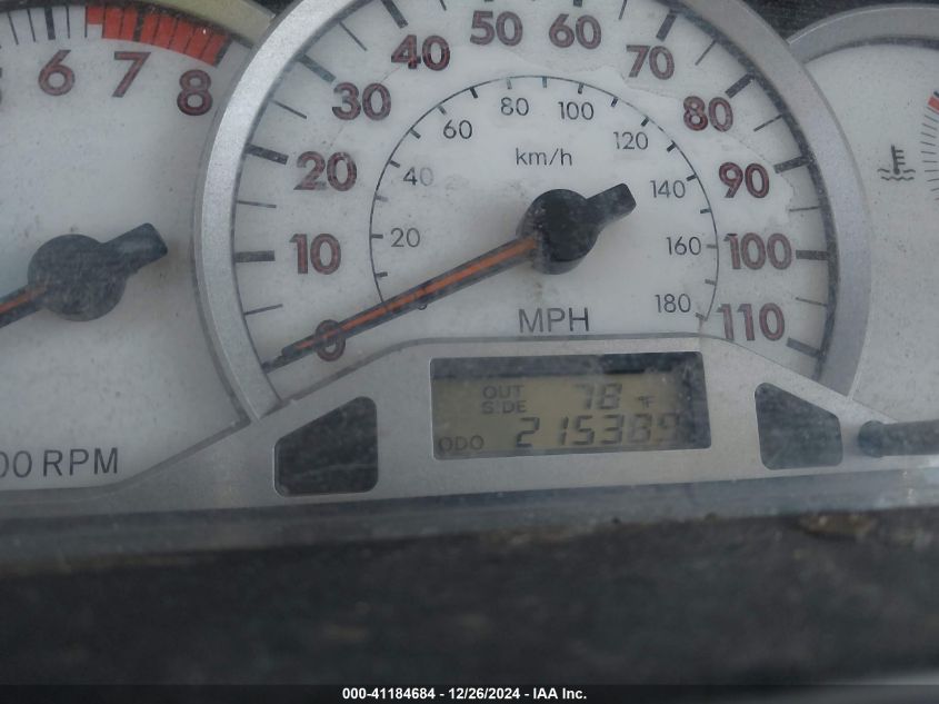 2006 Toyota Corolla S VIN: 2T1BR32E96C560297 Lot: 41184684