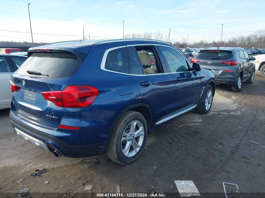 VIN 5UXTR9C51KLP81299 2019 BMW X3, Xdrive30I no.4