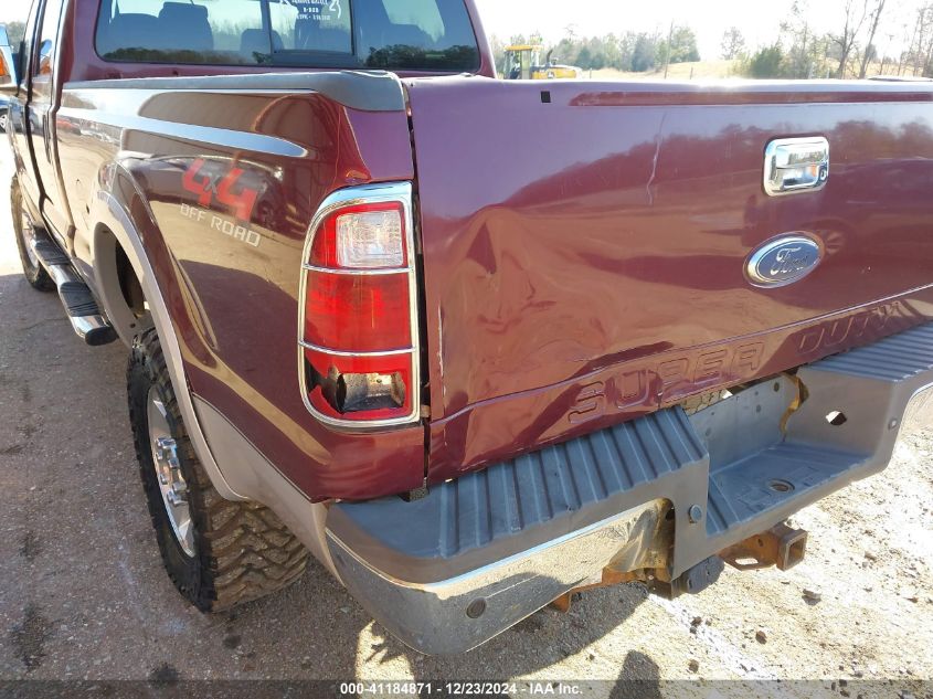 2008 Ford F-250 Fx4/Harley-Davidson/King Ranch/Lariat/Xl/Xlt VIN: 1FTSW21R28EA38117 Lot: 41184871