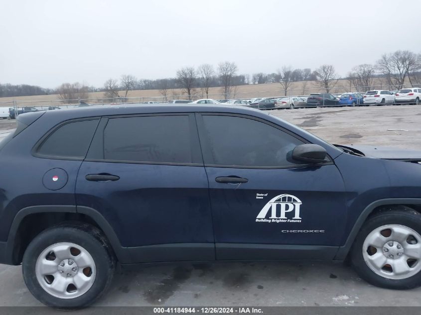 2016 Jeep Cherokee Sport VIN: 1C4PJMAB2GW117007 Lot: 41184944