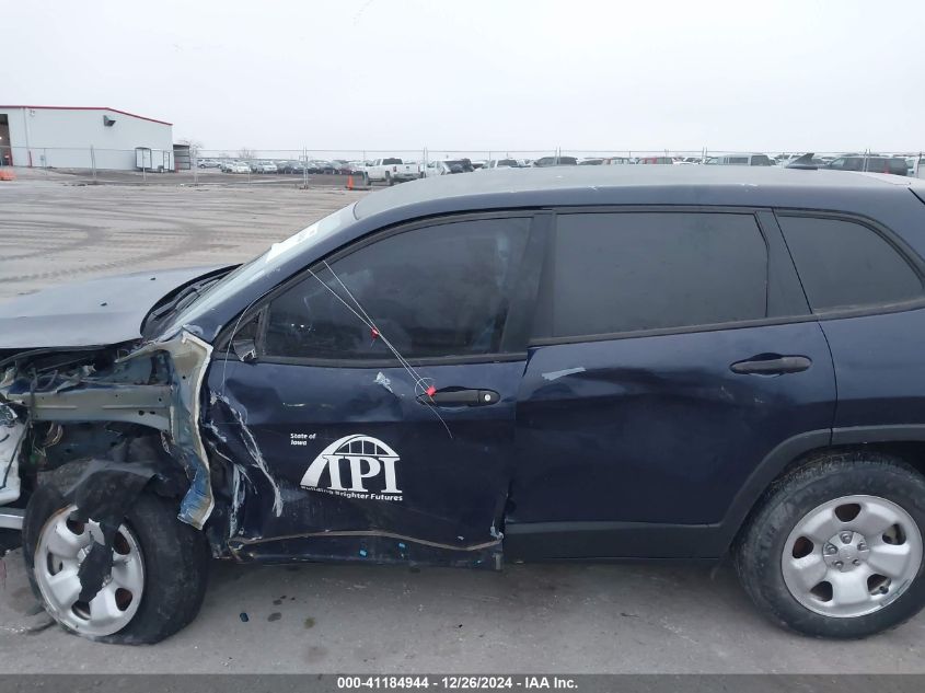 2016 Jeep Cherokee Sport VIN: 1C4PJMAB2GW117007 Lot: 41184944