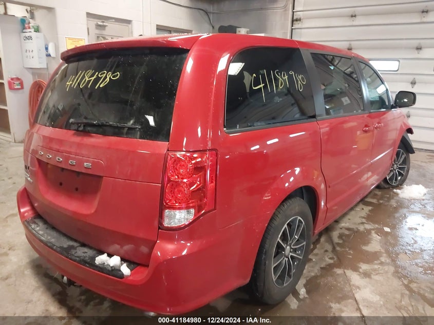 2016 DODGE GRAND CARAVAN VIN: 2C4RDGCG1GR236833