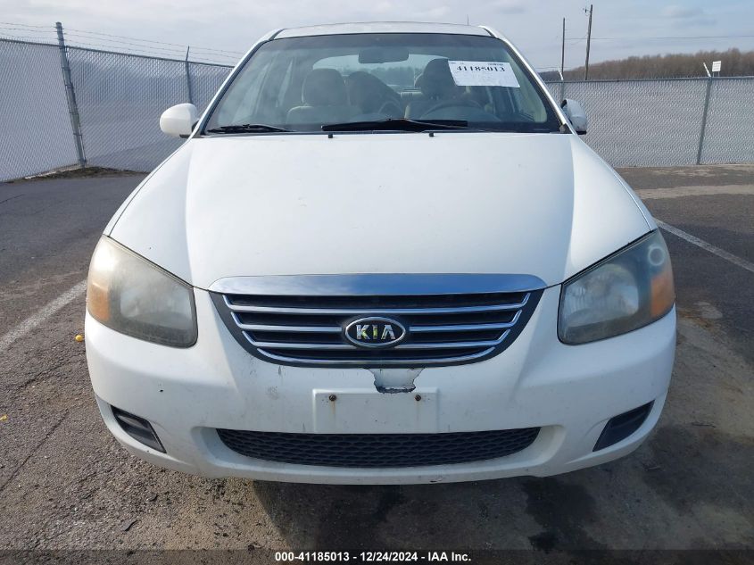 2009 Kia Spectra Lx VIN: KNAFE222695654830 Lot: 41185013