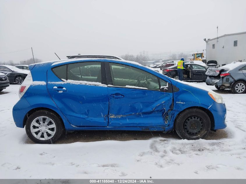 2012 Toyota Prius C Two VIN: JTDKDTB34C1030218 Lot: 41185040