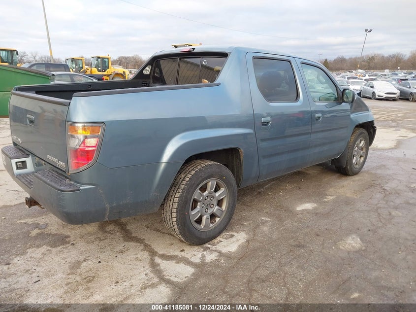 2008 HONDA RIDGELINE VIN: 2HJYK16308H529794