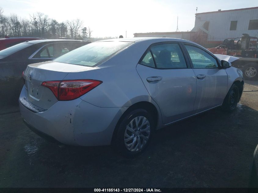 VIN 2T1BURHEXJC009328 2018 Toyota Corolla, LE no.4