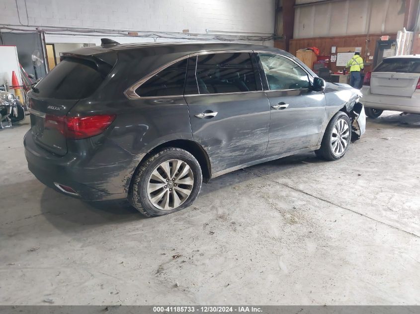 VIN 5FRYD4H41FB001852 2015 Acura MDX, Technology Pa... no.4