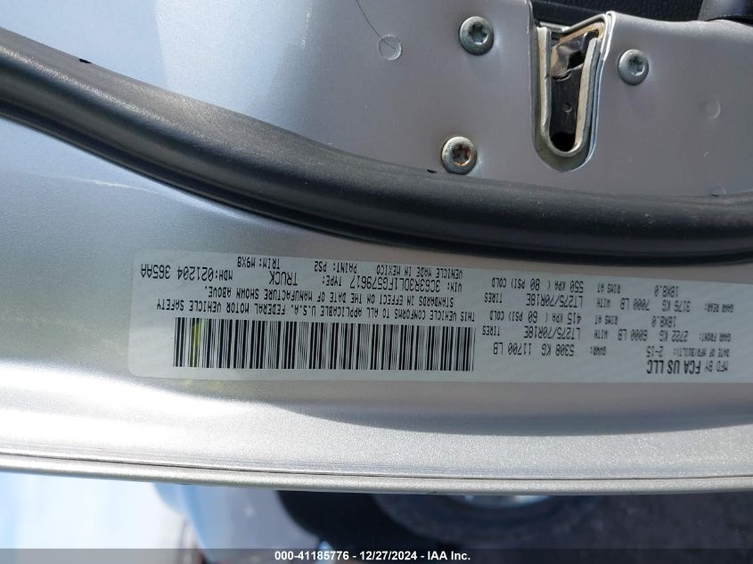 2015 Ram 3500 Big Horn VIN: 3C63R3DL1FG579617 Lot: 43152781