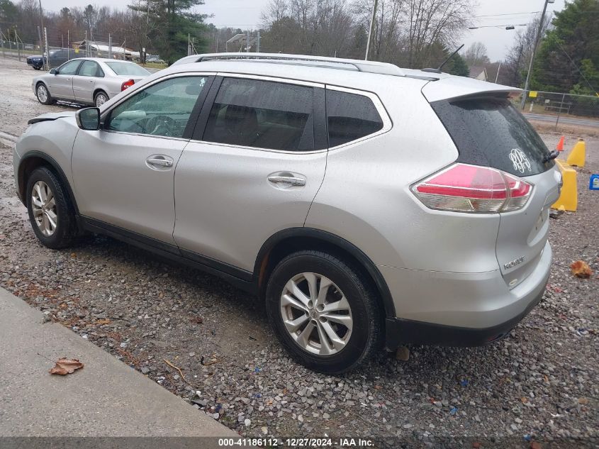 VIN 5N1AT2ML3EC787460 2014 Nissan Rogue, SV no.3